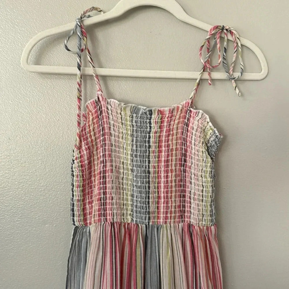 Arizona Jeans Co. Multi Striped Smocked Maxi Dress - Picture 2 of 7